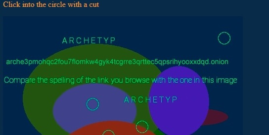 Captcha for Archetyp Market 2025 login